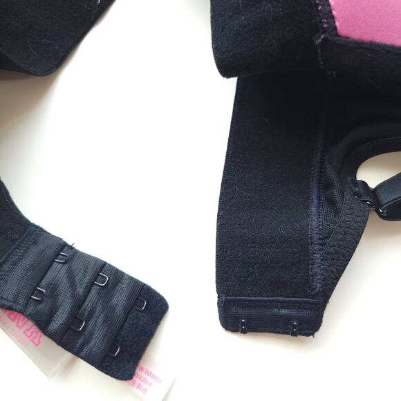 PINK Victoria's Secret Wear Everywhere Wireless Lightly Lined Bra Black 34D - Picture 7 of 10